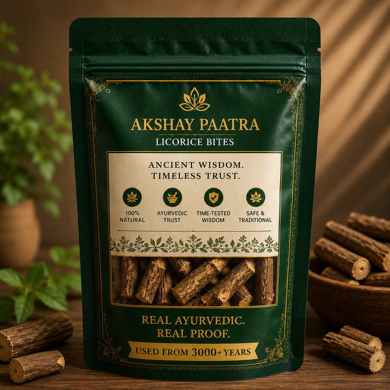 Licorice Bites (Mulethi) – Ancient Ayurvedic Herb