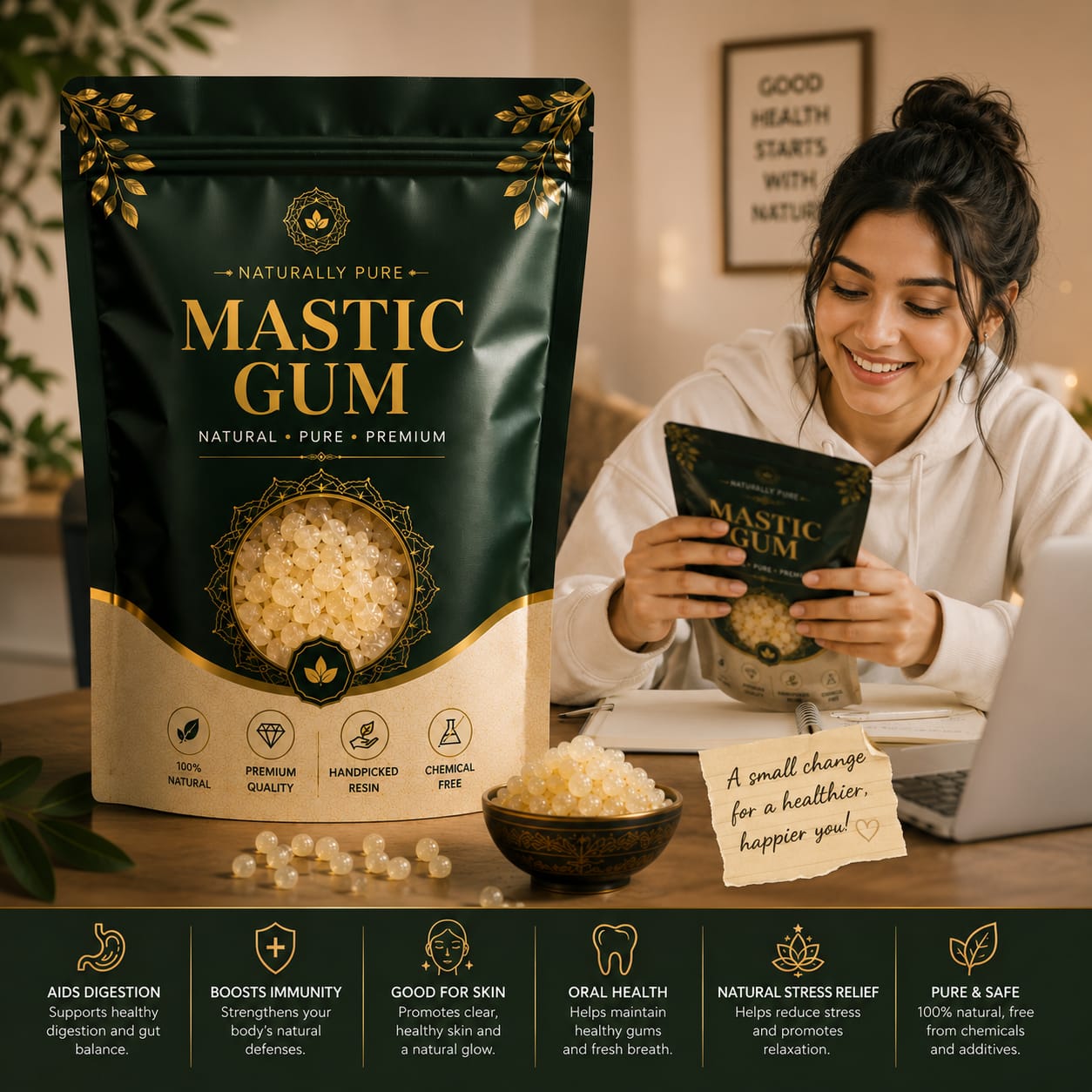 Mastic Gum (Pre Resin Better Digestion)